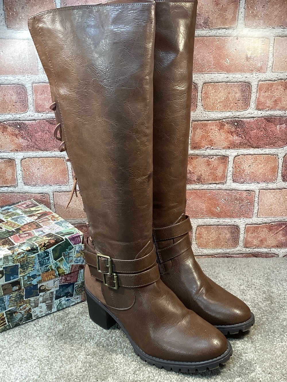 C Comfort womens over the knee tall boots size 8